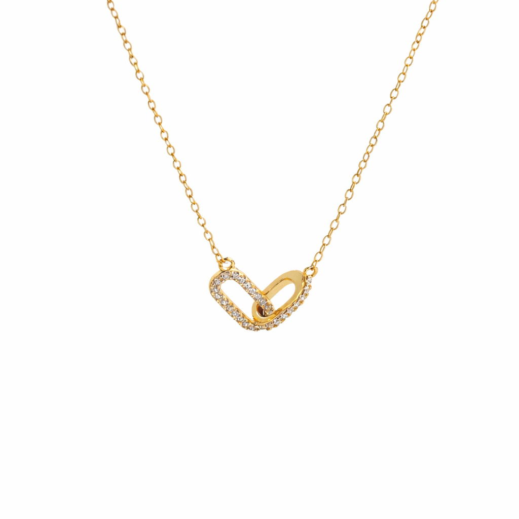 Elegant Gold Link Necklace – Minimal Luxe Detail